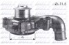 Bomba de agua F165 DOLZ