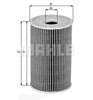 Filtro de aceite motor OX1351D MAHLE