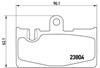 Pastillas de freno traseras P83059 BREMBO