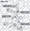 Silentblock de brazo de suspensión delantero inferior Q0051794 Q-FIX