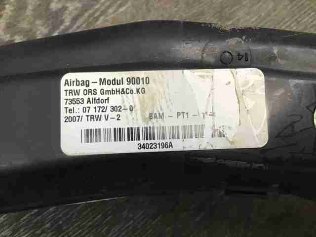 Airbag de cortina lateral derecha A1648601205 Mercedes