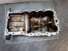 Cárter de aceite del motor 9128621 OPEL