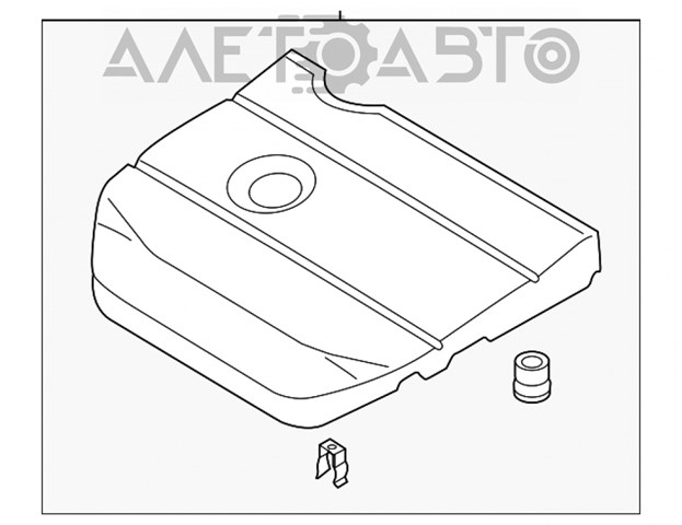  Cubierta de motor decorativa para Mazda 6 GH