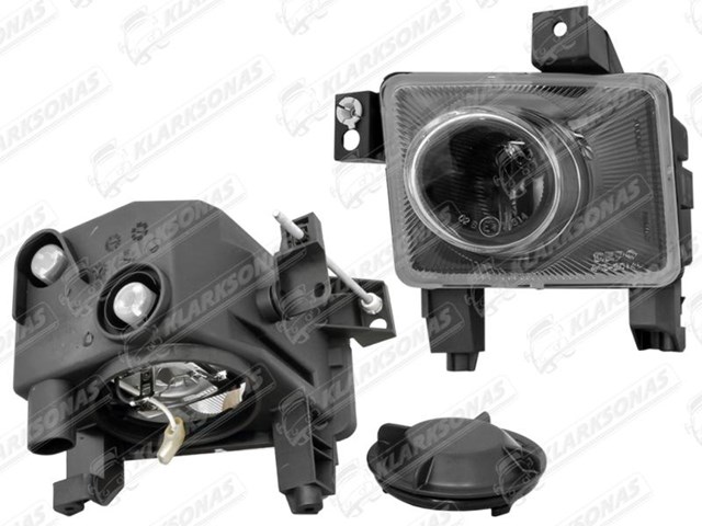 6710029 Opel faro antiniebla izquierdo