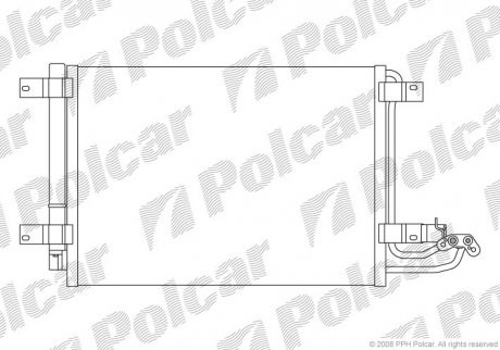 1331K8C1S Polcar condensador aire acondicionado