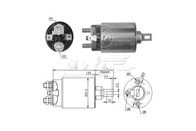 M3T10071 Mitsubishi interruptor magnético, estárter