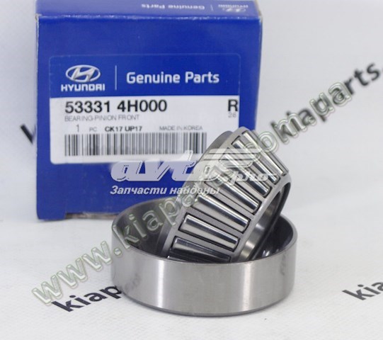 533314H000 Hyundai/Kia rodamiento piñón de diferencial trasero exterior