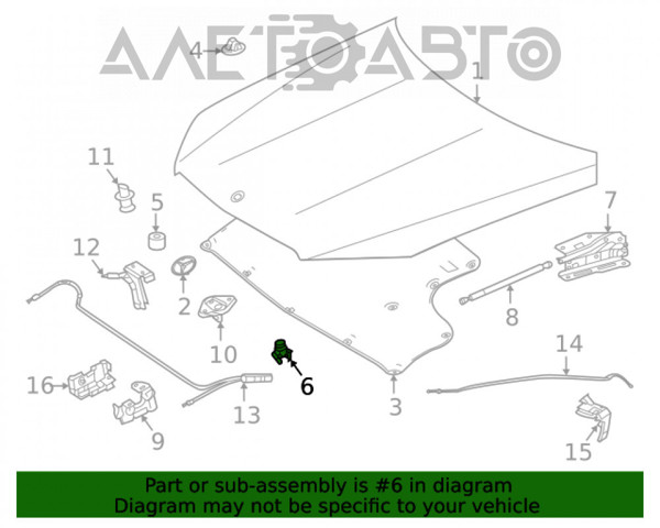  Amortiguador, capó del motor para Mercedes A W176