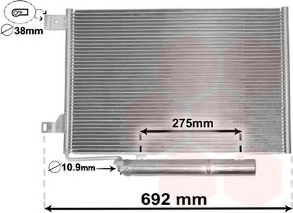 30015386 VAN Wezel condensador aire acondicionado