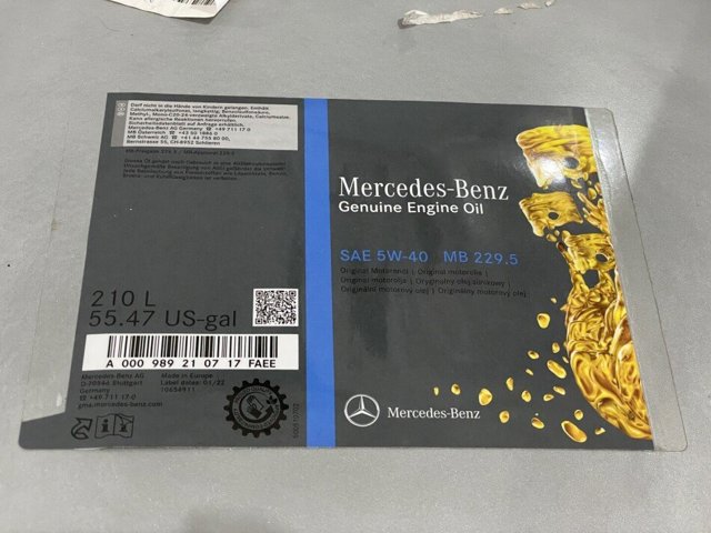 000989210717FAEE Mercedes aceite de motor