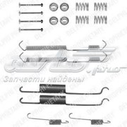 D3963A Autofren kit de montaje, zapatas de freno traseras