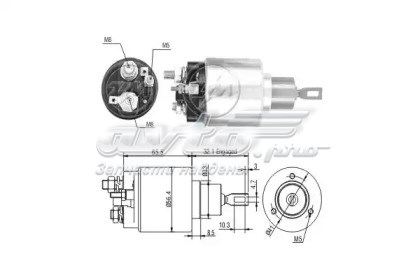  Interruptor magnético, estárter para Ford Taunus GBS.GBNS