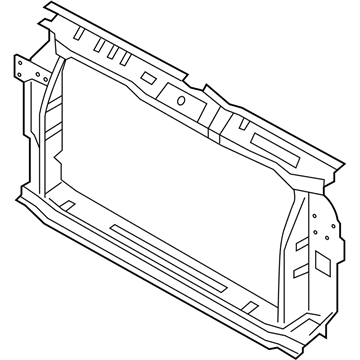 641011R301 Chrysler soporte de radiador completo