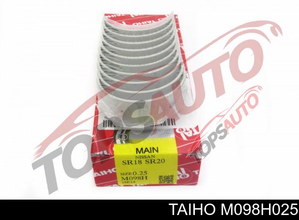 M098H025 Taiho juego de cojinetes de cigüeñal, cota de reparación +0,25 mm