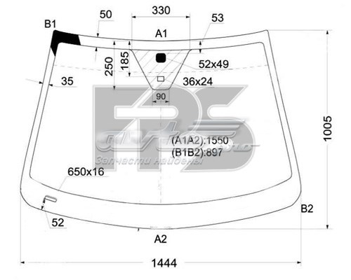  Parabrisas para Opel Antara L07