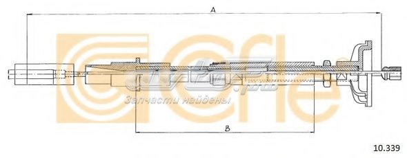 10339 Cofle cable de embrague