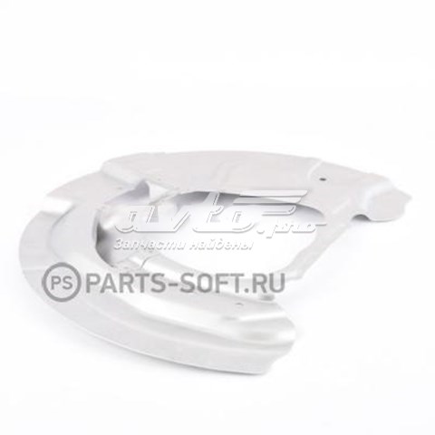 34116857980 BMW chapa protectora contra salpicaduras, disco de freno delantero derecho