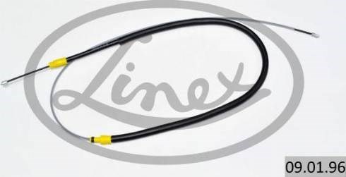 09.01.96 Linex cable de freno de mano trasero derecho/izquierdo