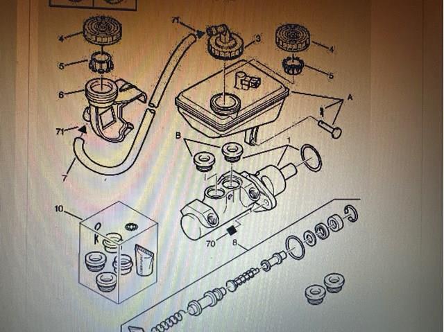 463570 Peugeot/Citroen depósito de líquido de frenos, lindro de freno principal