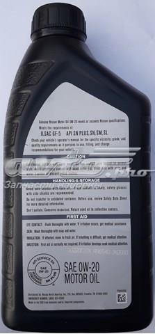 999PK000W20N Nissan aceite de motor