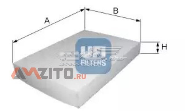 53.293.00 UFI filtro de habitáculo