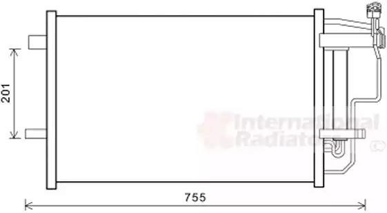 27005242 VAN Wezel condensador aire acondicionado