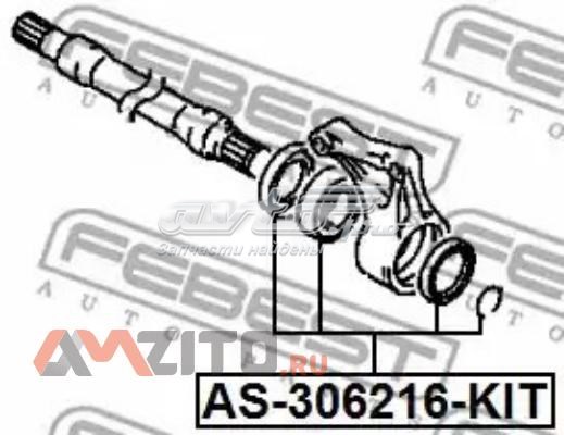 AS-306216-KIT Febest cojinete, palier, eje delantero