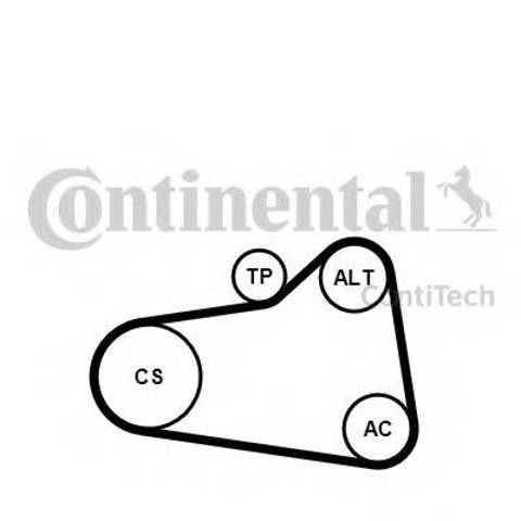 6PK905EXTRAK1 Continental/Siemens correa de transmision, juego completo