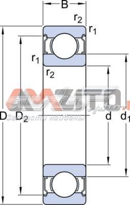 6002-2Z SKF cojinete, alternador