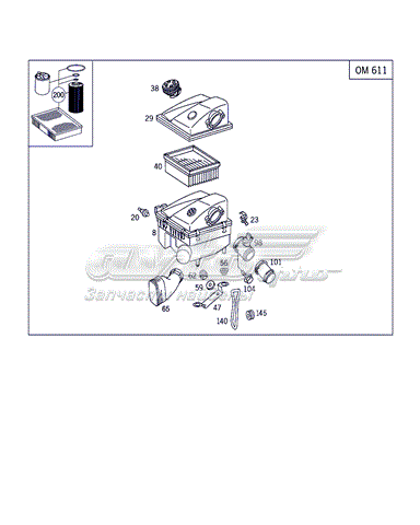 A0001804009 Mercedes 