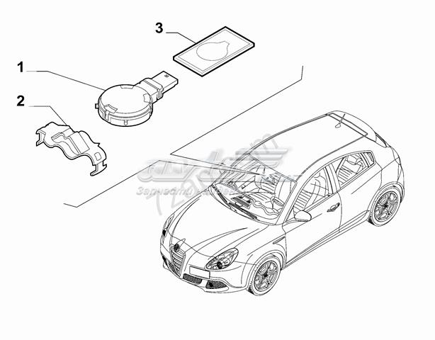  Sensor de lluvia para Alfa Romeo Giulietta 940