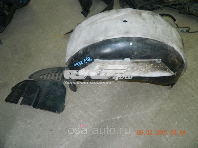  Guardabarros interior, aleta trasera, izquierdo para Peugeot 407 6D