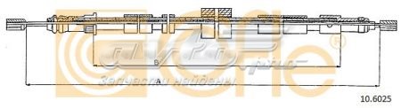 10.6025 Cofle cable de freno de mano trasero izquierdo