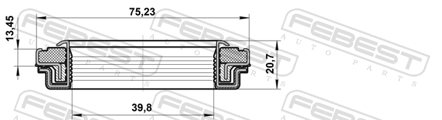  Anillo retén, diferencial eje delantero para SsangYong Rexton RJ