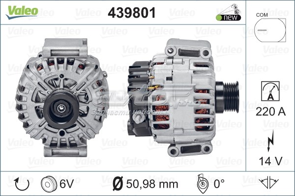 439801 VALEO alternador