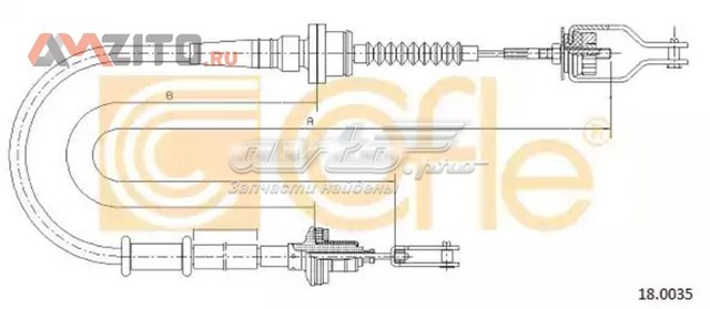 18.0035 Cofle cable de embrague