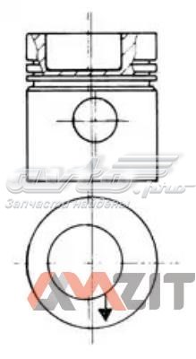 93831606 Kolbenschmidt pistón completo para 1 cilindro, std