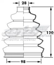 BCB2394 Borg&beck fuelle, árbol de transmisión delantero exterior