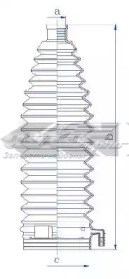 406693 Peugeot/Citroen bota de direccion izquierda (cremallera)