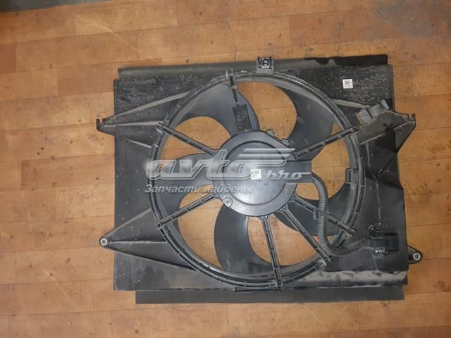  Difusor de radiador, ventilador de refrigeración, condensador del aire acondicionado, completo con motor y rodete para KIA Optima JF