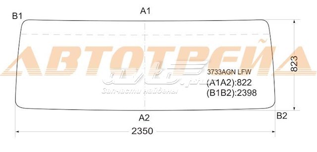 3733AGNLFW XYG parabrisas