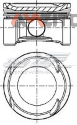 87-141307-20 Nural pistón completo para 1 cilindro, cota de reparación + 0,50 mm