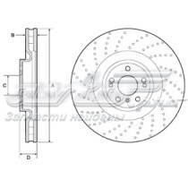 BG9185C Delphi freno de disco delantero