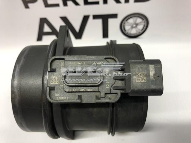 A6519050500 Mercedes sensor de flujo de aire/medidor de flujo (flujo de aire masibo)