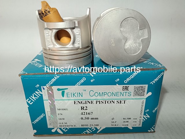 42167050 Teikin juego de piston para motor, 2da reparación (+ 0,50)