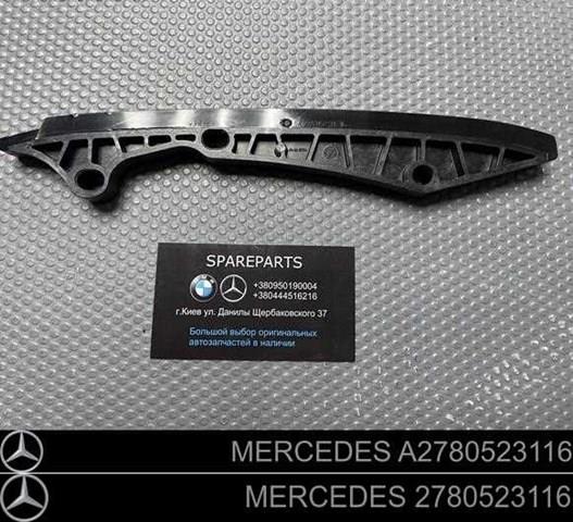 A2780520116 Mercedes carril de deslizamiento, cadena de distribución izquierdo