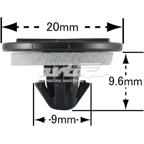  Clips de fijación, faldilla guardabarro para Lexus RC ASC10,GSC1_