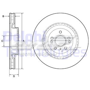 BG9175C Delphi freno de disco delantero