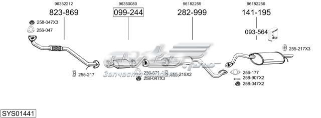 05.50 Polmostrow silenciador delantero