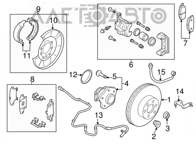 432063JA0A Nissan disco de freno trasero